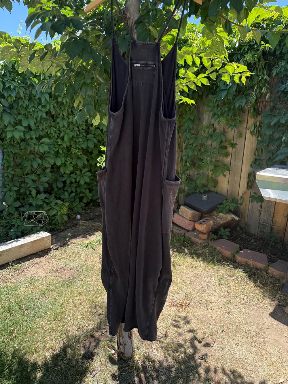 Free People gray Cotton Tank Overalls - Picture 6 of 9